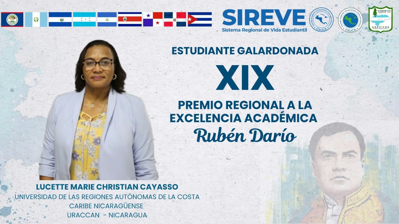 Estudiantes galardonados — XIX Premio Regional a la Excelencia Académica 2024 — imagen 1