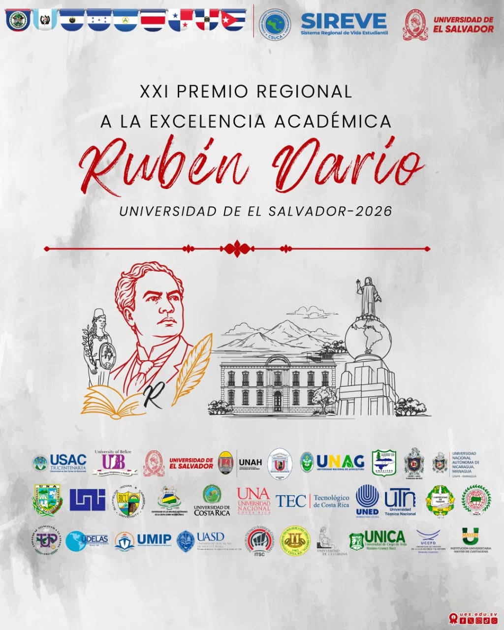 Gráfica oficial — XXI Premio Regional a la Excelencia Académica 2026 — imagen 1